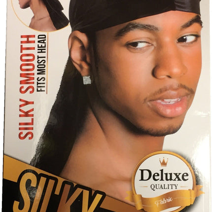 Magic Silky Satin Durag  No 4801BLA