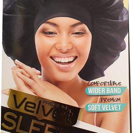Magic Jumbo Plus Velvet Sleep Cap 2289BLA