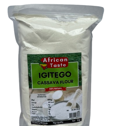 African Taste Bio Cassava Flour Igitego Rwanda 1kg