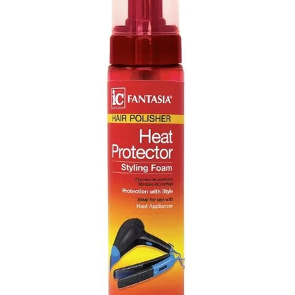 IC Fantasia Hair Polisher Heat Protector Styling Foam 251 ml - Africa Products Shop