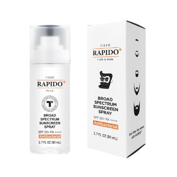 Tieso Rapido Plus Broad Sprectrum Sunscreen Spray Antibacterial 80 ml - Africa Products Shop