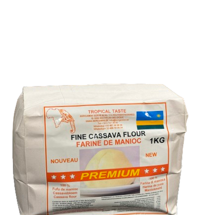 Tropical Taste Farine de Manioc Rwanda 1kg - Africa Products Shop