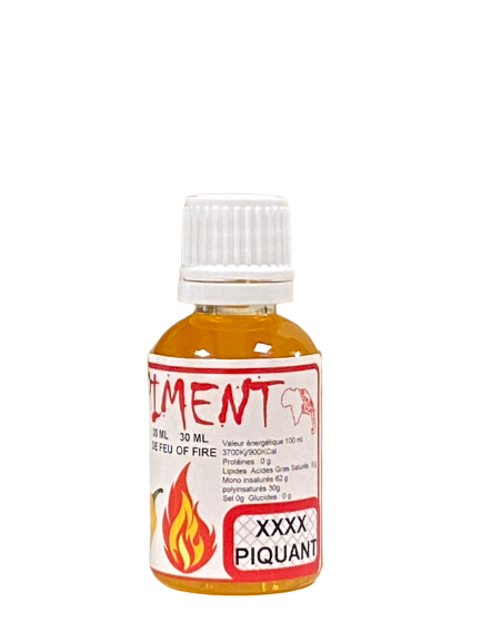 Tropical Taste Jus de Piment Extra Hot 30 ml - Africa Products Shop