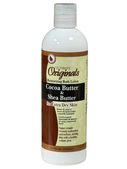 Ultimate Originals Cocoa Butter and Shea Butter Moisturizing Body Lotion 355 ml - Africa Products Shop