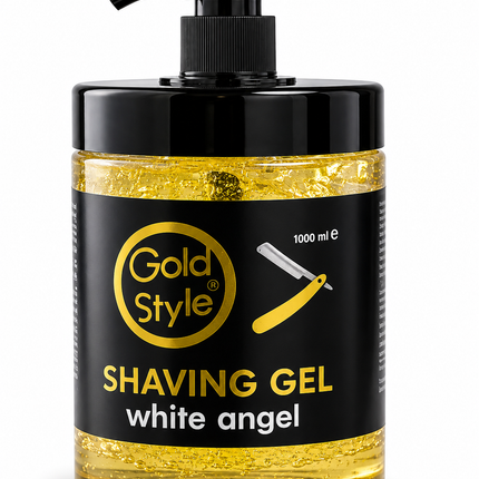 Gold Style Shaving Gel White Angel – Professional Transparent Shaving Gel 1000ml