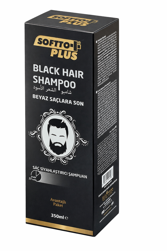 Softto Black Hair Shampoo 350 ml