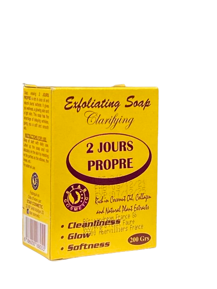2 Jours Propre Exfoliating Clarifying Soap 200 g - Africa Products Shop