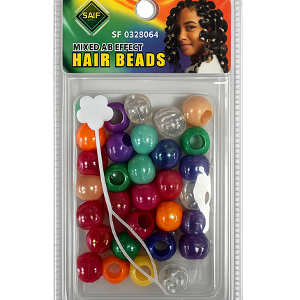 Saifi Mixed AB Effect Hair Beads