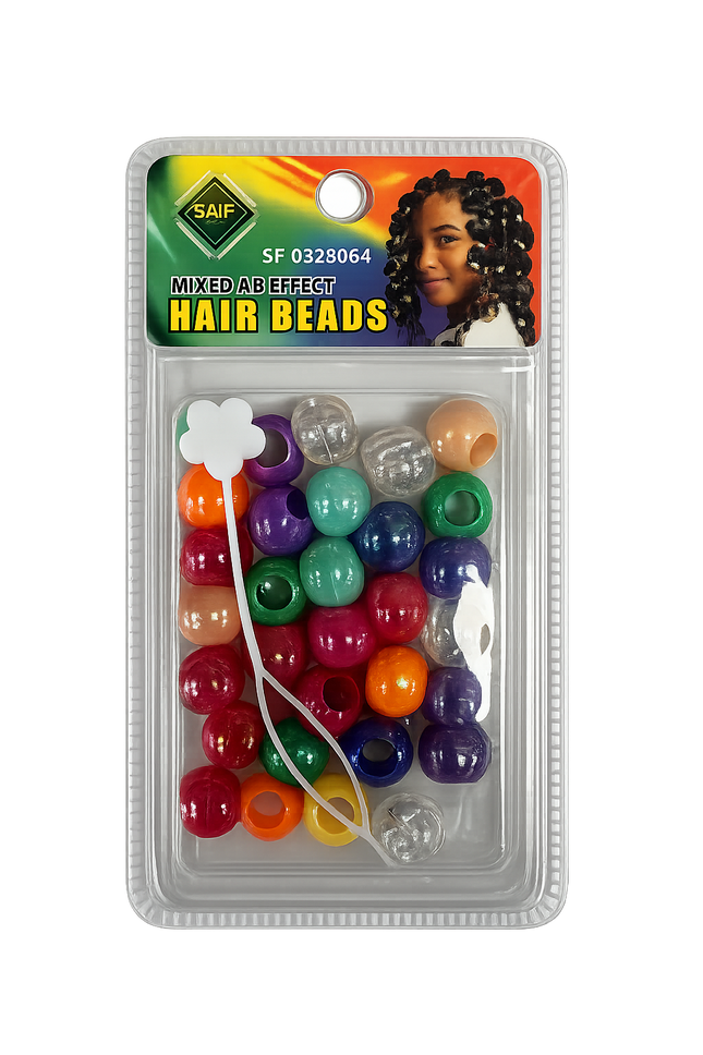 Saifi Mixed AB Effect Hair Beads