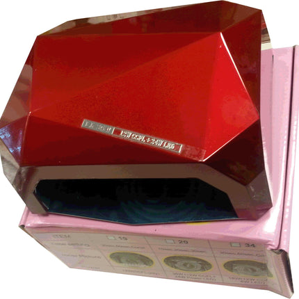 Quick CCFL Led Nail Lamp Dark Red 36 W
