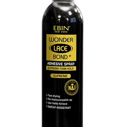 Ebin Wonder Lace Bond Adhesive Spray Extreme Firm Hold 400 ml