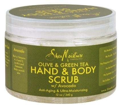 Shea Moisture Olive Oil and Green Tea Hand and Body Scrub 340 g