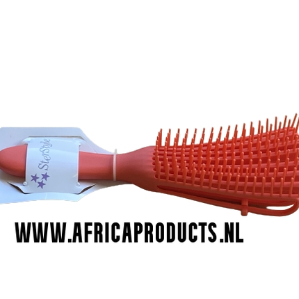3STER DETANGLING HAIR BRUSH RED - Africa Products Shop