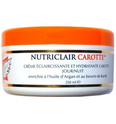 Crème Eclaircissante et Hydratante Carotte 250 ml