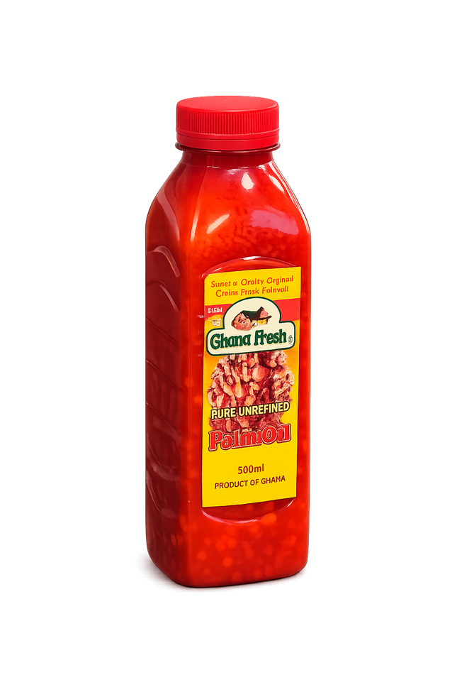 Ghana Fresh Pure Unrefined Palm Oil 500 ml