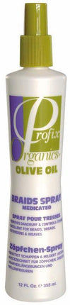 Profix Organics Olive Oil Braids Spray Medicated 355 ml