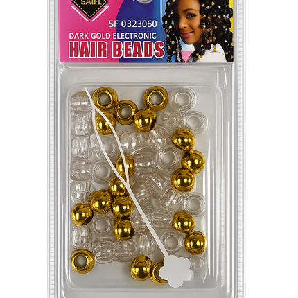SAIFI Dark Gold Hair Beads