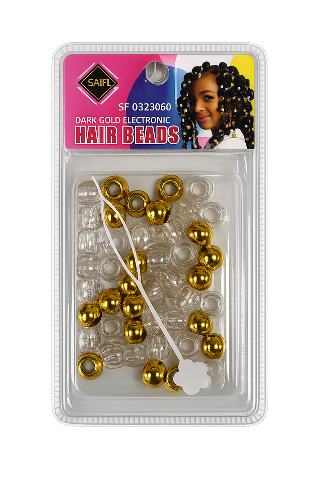 SAIFI Dark Gold Hair Beads