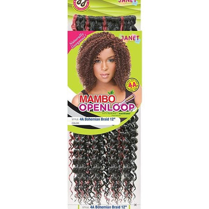 Janet Collection Mambo Openloop Bohemian Braid 12 inch