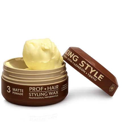 King Style Hair Styling Wax Matte Pomade 3 150ml - Hairwaxshop