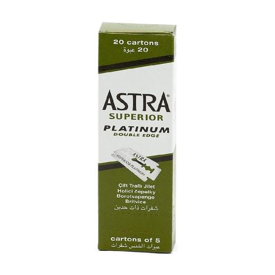 Astra Superior Platinum Doubde Edge 20 cartons of 5 pieces