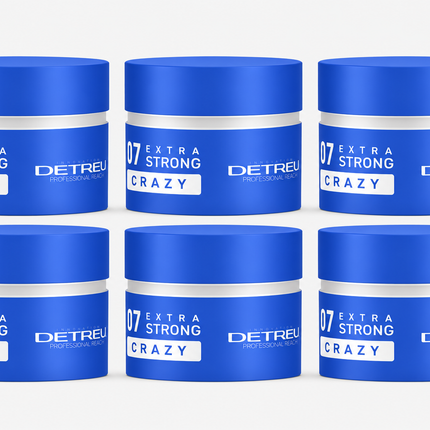 Detreu Aqua Hair Wax Extra Strong Crazy 6 stuks x 150 ml