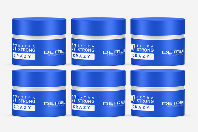 Detreu Aqua Hair Wax Extra Strong Crazy 6 stuks x 150 ml