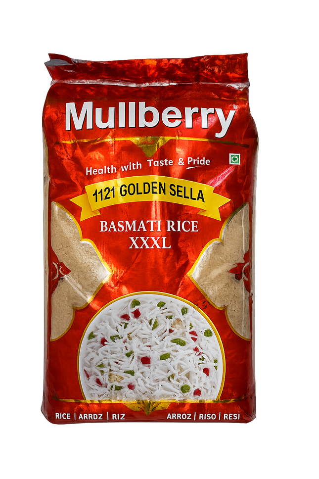 Mullberry 1121 Golden Sella Basmati Rice XXXL 20 kg