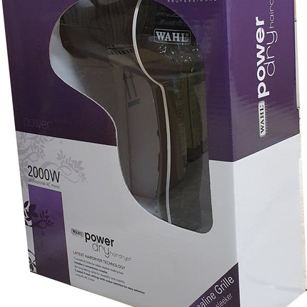 WAHL 2000W Power Dry Professional Hairdryer Black