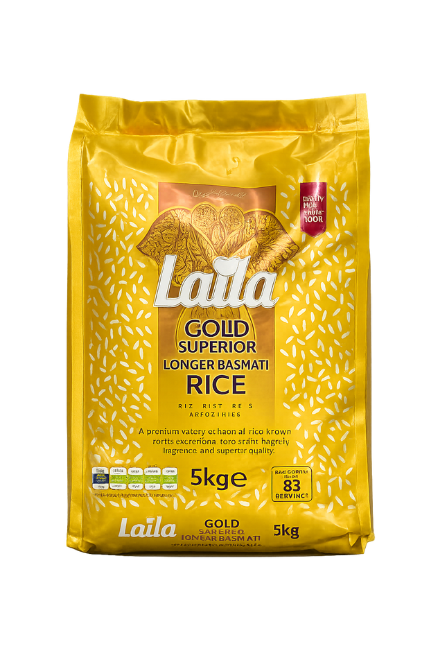 Laila Gold Superior Longer Basmati Rice 5 kg