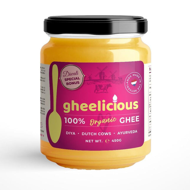 GHEELICIOUS ORGANIC DIWALI SPECIAL GHEE 450 G