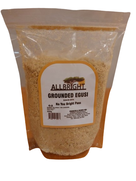 ALLBRIGHT GROUNDED EGUSI NIGERIA 500 G - Africa Products Shop