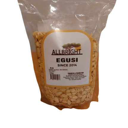 ALLBRIGHT WHOLE EGUSI NIGERIA 500 G - Africa Products Shop