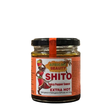 African Beauty Shito Spicy Pepper Sauce Extra Hot 160 g - Africa Products Shop