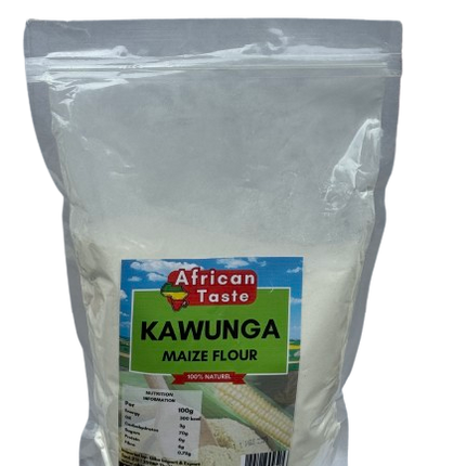 African Taste Kawunga Bio Maize Flour Uganda 1kg