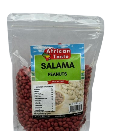 African Taste Salama Bio Peanuts Uganda 500g