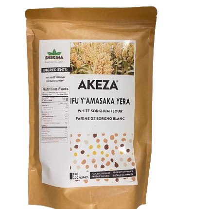Akeza White Sorghum Flour Rwanda 1 kg - Africa Products Shop