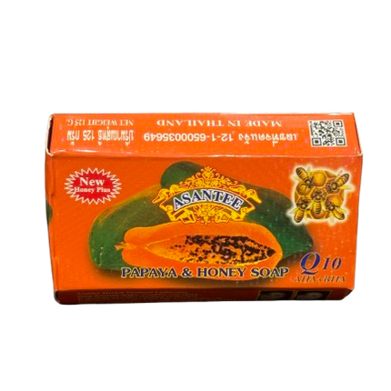 Asantee Papaya Honey Soap 125g