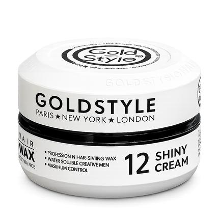 Gold Style Shiny Cream Hair Styling Wax 12  150ml