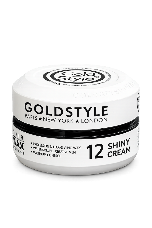Gold Style Shiny Cream Hair Styling Wax 12  150ml