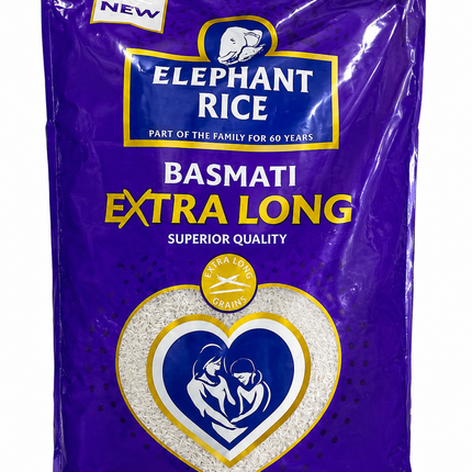 Elephant Rice Basmati Extra Long – 20 kg