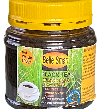 Belle Smart Black Tea Lemon Grass Flavoured 100 g - Africa Products Shop