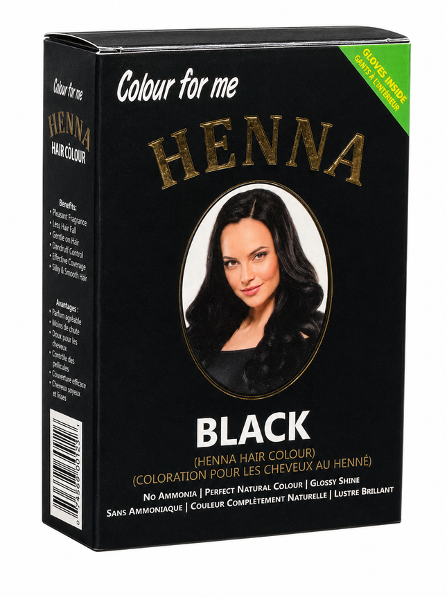 Henna Hair Colour Black 6 x 10 Sachets