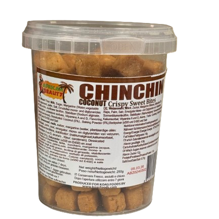 Chic Chin Coconut Crispy Sweet Bites 250 g - Africa Products Shop