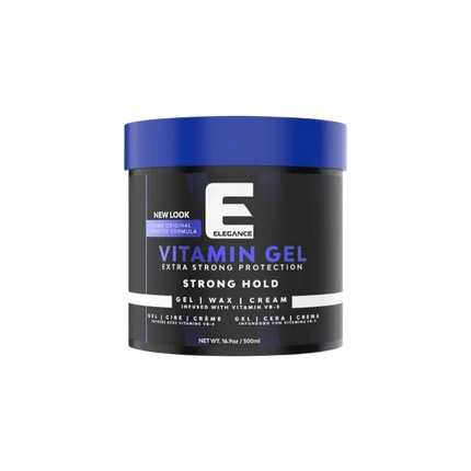 Elegance Vitamin Gel Extra Strong Protection Strong Hold 500 ml
