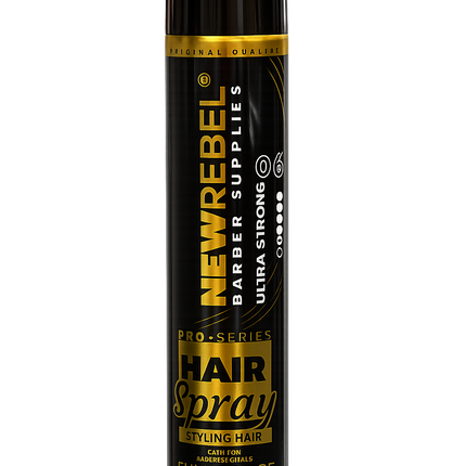 New Rebel Hair Spray Full Force Ultra Strong 06 400 ml - Hairwaxshop