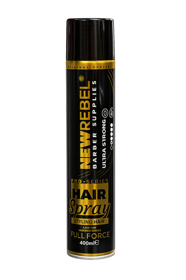 New Rebel Hair Spray Full Force Ultra Strong 06 400 ml - Hairwaxshop