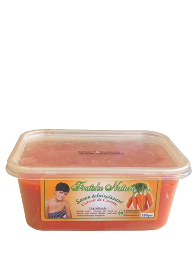 Fraîche Nature Savon Eclaircissant Extrai de Carotte 350 g - Africa Products Shop