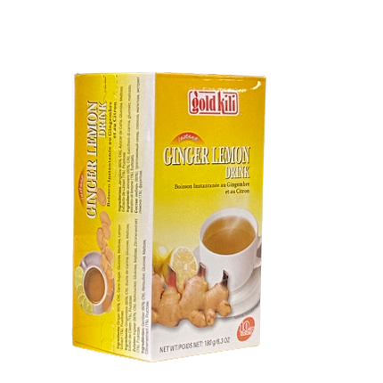 Gold Kili Ginger Lemon Drink 180 g (10 sachets) - Africa Products Shop