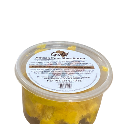 Gold Pure African Pure Shea Butter 283g - Africa Products Shop